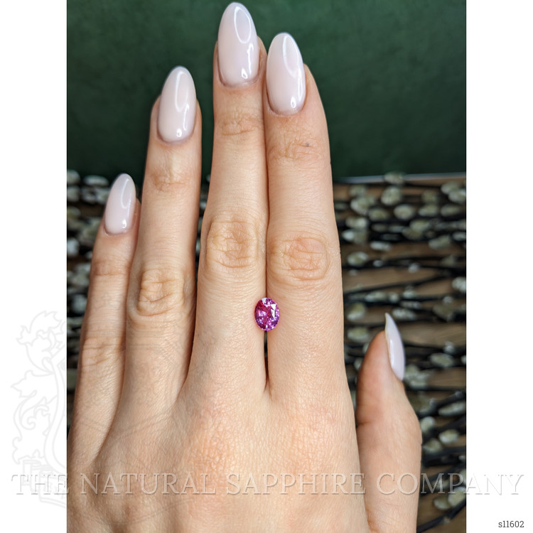 1.58 Ct. Purplish Pink Sapphire from Ceylon (Sri Lanka)