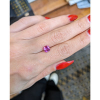 1.37 Ct. Pink Sapphire from Ceylon (Sri Lanka) Life Style
