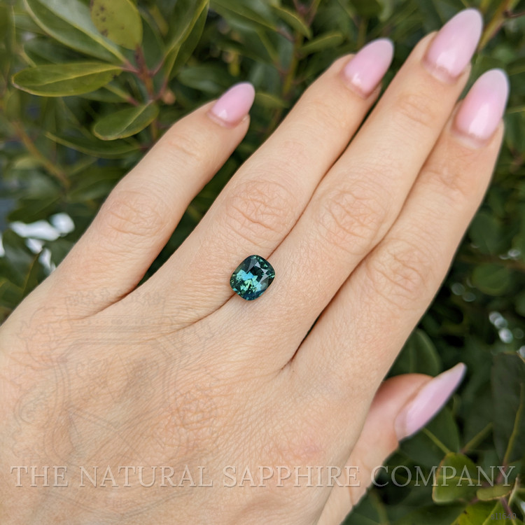 2.29 Ct. Bluish Green Sapphire from Madagascar