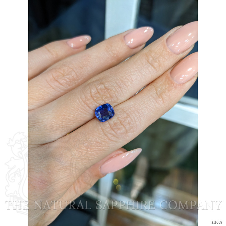 2.02 Ct. Blue Sapphire from Ceylon (Sri Lanka)