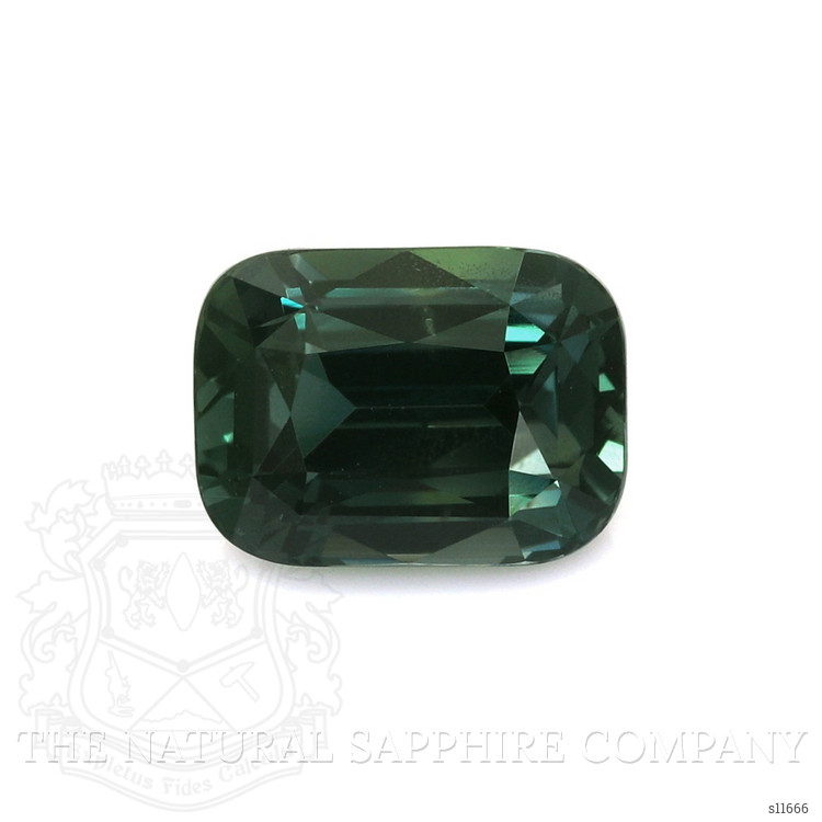 5.18 Ct. Bluish Green Sapphire from Ceylon (Sri Lanka)