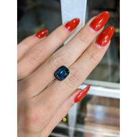 6.09 Ct. Greenish Blue Sapphire from Ceylon (Sri Lanka) Life Style