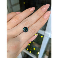 2.55 Ct. Bluish Green Sapphire from Ceylon (Sri Lanka) Life Style