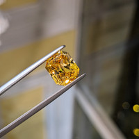 6.02 Ct. Yellow Sapphire from Ceylon (Sri Lanka) Life Style