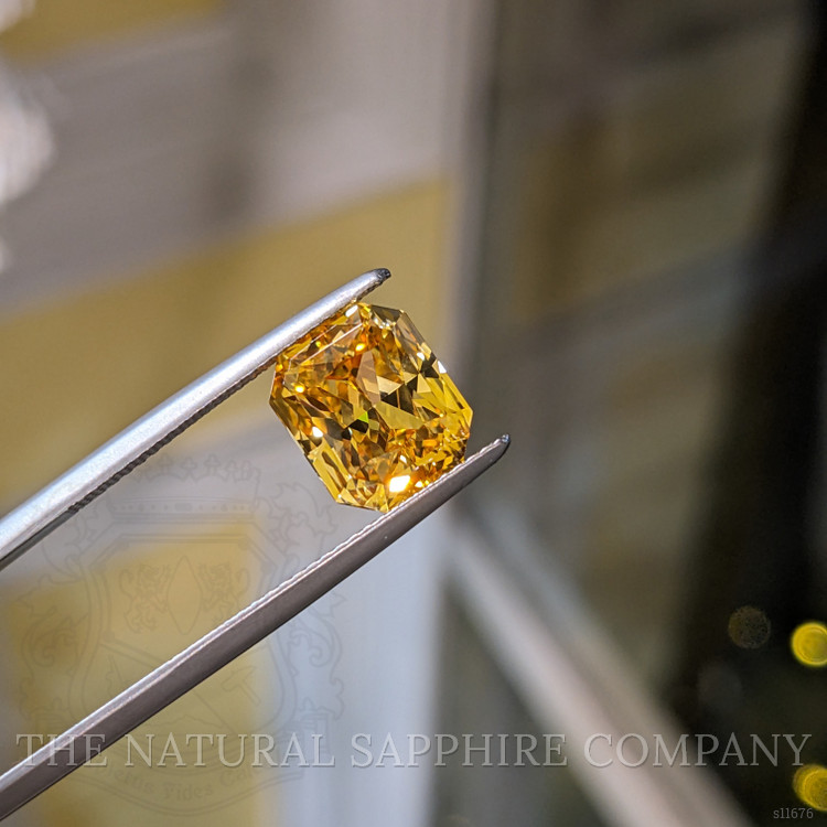 6.02 Ct. Yellow Sapphire from Ceylon (Sri Lanka)