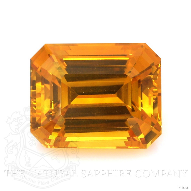 12.30 Ct. Orange Sapphire from Ceylon (Sri Lanka)
