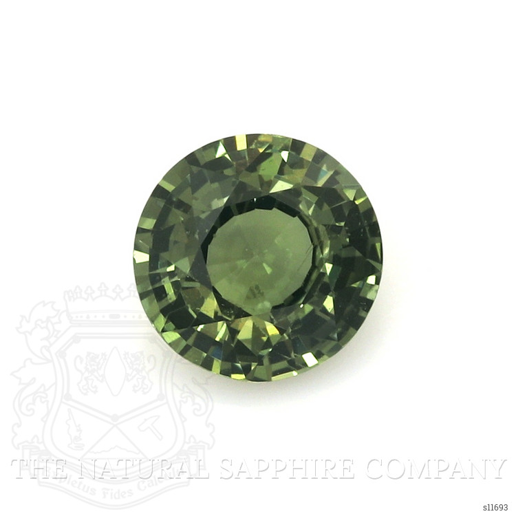 1.65 Ct. Green Sapphire from Ceylon (Sri Lanka)