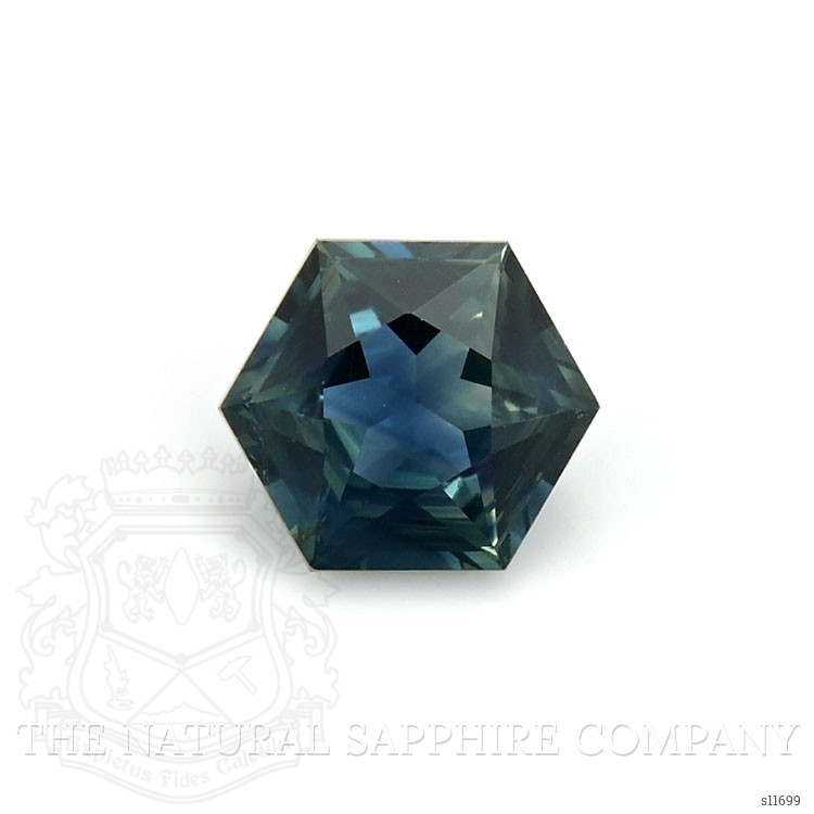 1.52 Ct. Greenish Blue Sapphire from Ceylon (Sri Lanka)