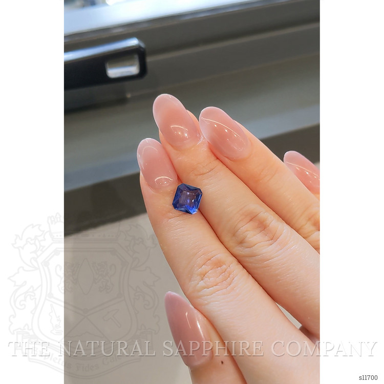 2.17 Ct. Blue Sapphire from Ceylon (Sri Lanka)