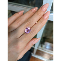 4.16 Ct. Pinkish Purple Sapphire from Madagascar Life Style