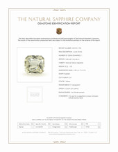 1.50 Ct. Yellow Sapphire from Ceylon (Sri Lanka) Scan Report