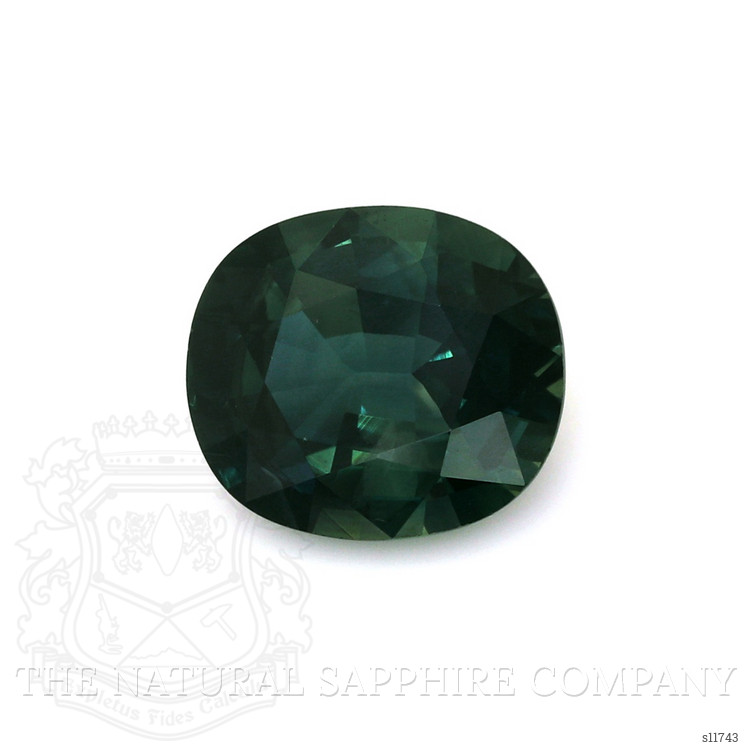 5.37 Ct. Bluish Green Sapphire from Ceylon (Sri Lanka)