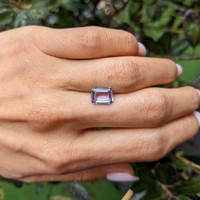 3.13 Ct. Violet Sapphire from Ceylon (Sri Lanka) Life Style