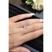 2.89 Ct. Purplish Pink Sapphire from Ceylon (Sri Lanka) Life Style