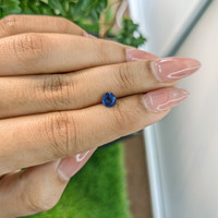 0.80 Ct. Blue Sapphire from Ceylon (Sri Lanka) Life Style