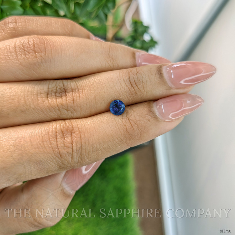 0.80 Ct. Blue Sapphire from Ceylon (Sri Lanka)
