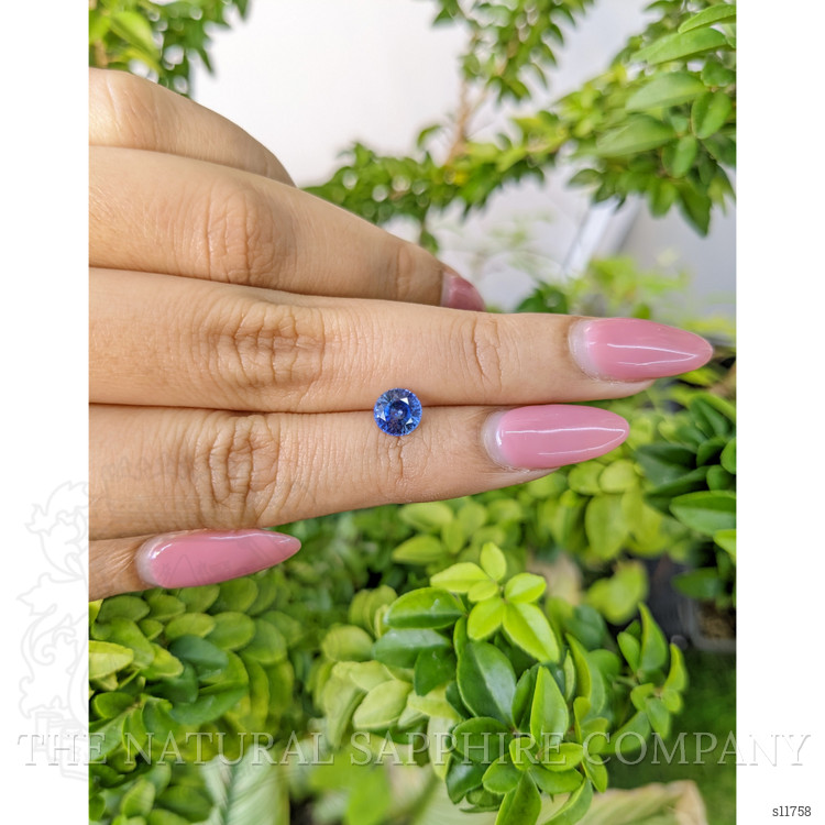 1.10 Ct. Blue Sapphire from Ceylon (Sri Lanka)