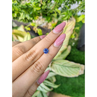 1.10 Ct. Blue Sapphire from Ceylon (Sri Lanka) Life Style