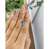 2.25 Ct. Blue Sapphire from Ceylon (Sri Lanka) Life Style