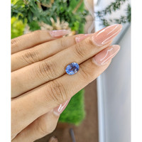 2.25 Ct. Blue Sapphire from Ceylon (Sri Lanka) Life Style