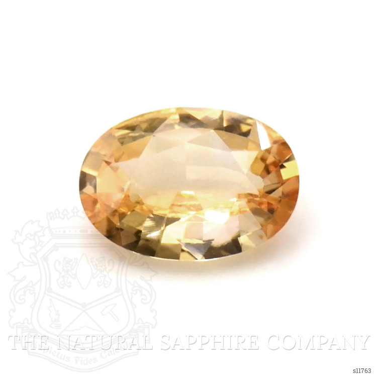 0.84 Ct. Peach Sapphire from Ceylon (Sri Lanka)