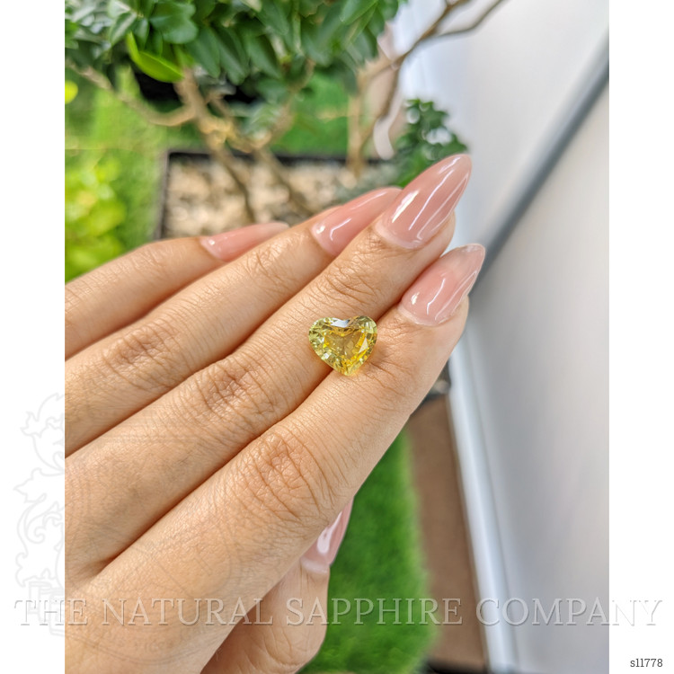 3.84 Ct. Yellow Sapphire from Ceylon (Sri Lanka)
