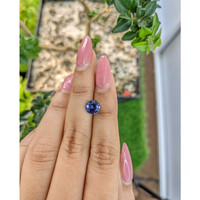 1.96 Ct. Blue Sapphire from Ceylon (Sri Lanka) Life Style