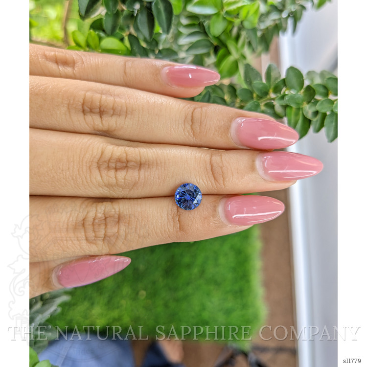 1.96 Ct. Blue Sapphire from Ceylon (Sri Lanka)