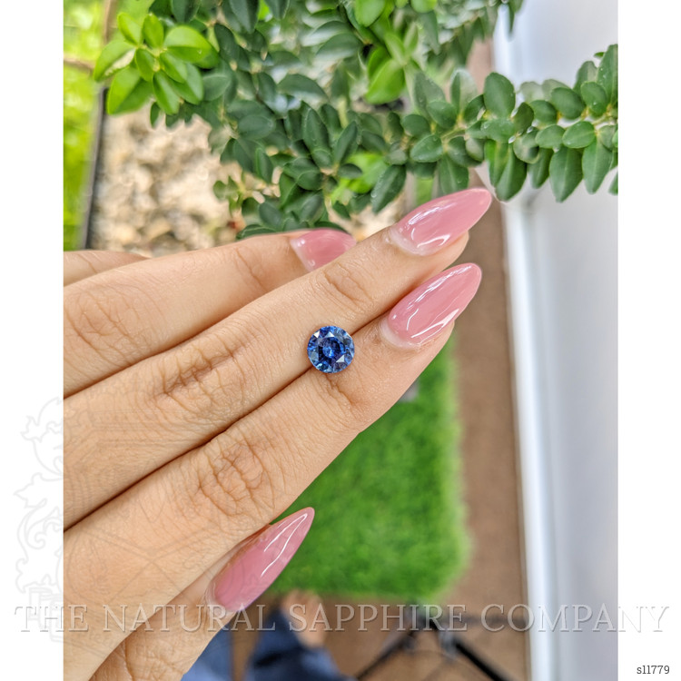 1.96 Ct. Blue Sapphire from Ceylon (Sri Lanka)