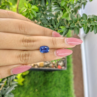 2.67 Ct. Blue Sapphire from Ceylon (Sri Lanka) Life Style