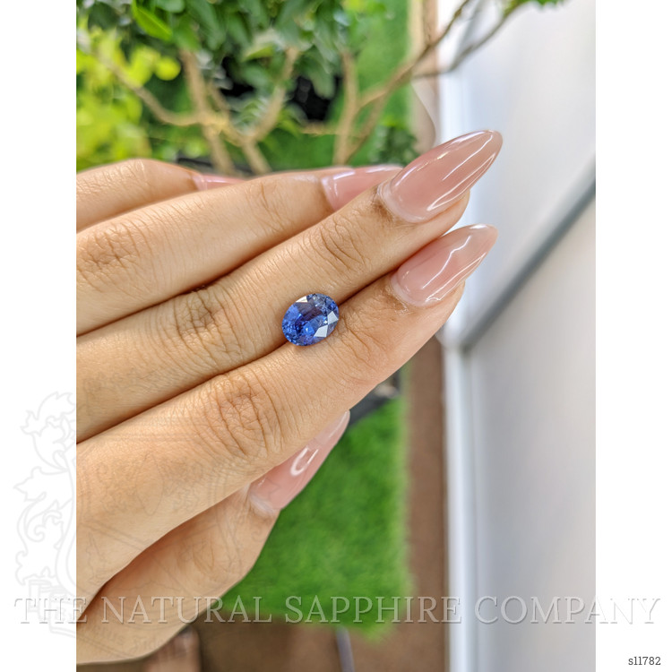 2.55 Ct. Blue Sapphire from Ceylon (Sri Lanka)