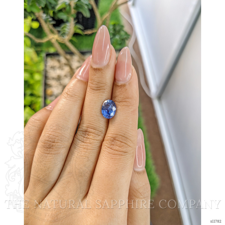 2.55 Ct. Blue Sapphire from Ceylon (Sri Lanka)