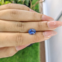 2.55 Ct. Blue Sapphire from Ceylon (Sri Lanka) Life Style