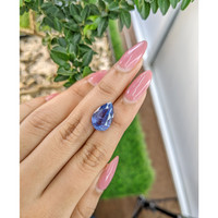 7.16 Ct. Blue Sapphire from Ceylon (Sri Lanka) Life Style