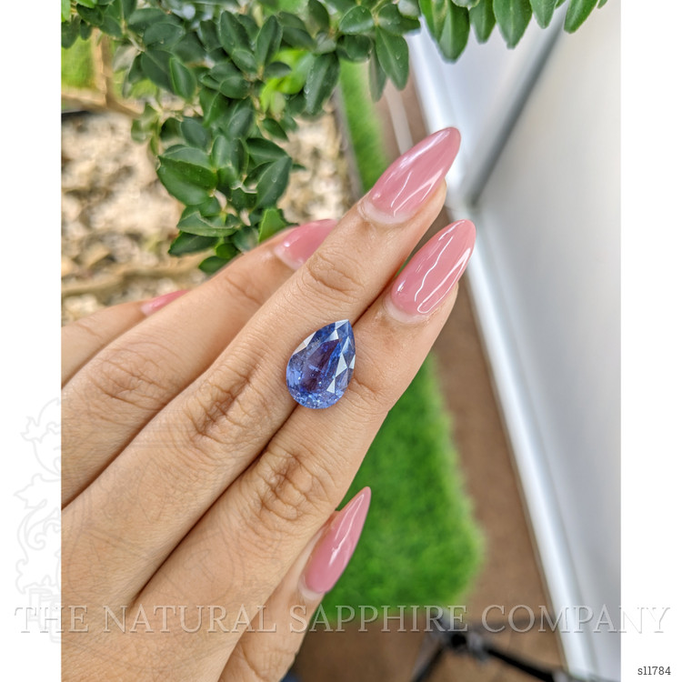 7.16 Ct. Blue Sapphire from Ceylon (Sri Lanka)