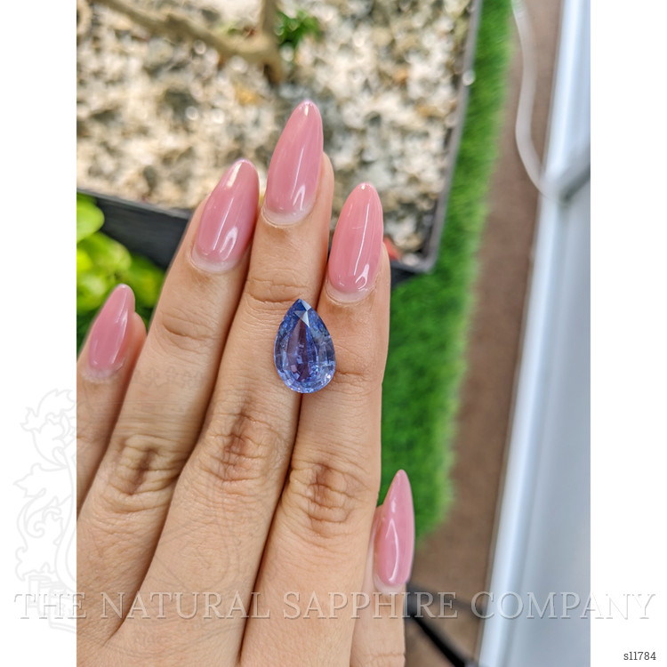7.16 Ct. Blue Sapphire from Ceylon (Sri Lanka)
