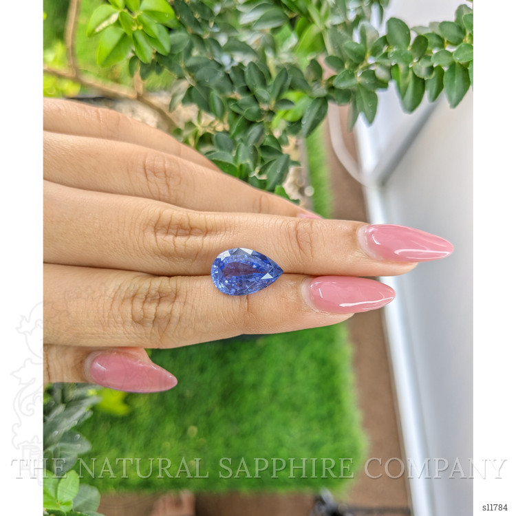7.16 Ct. Blue Sapphire from Ceylon (Sri Lanka)