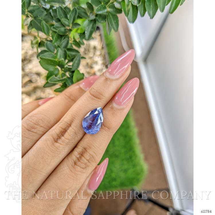 7.16 Ct. Blue Sapphire from Ceylon (Sri Lanka)