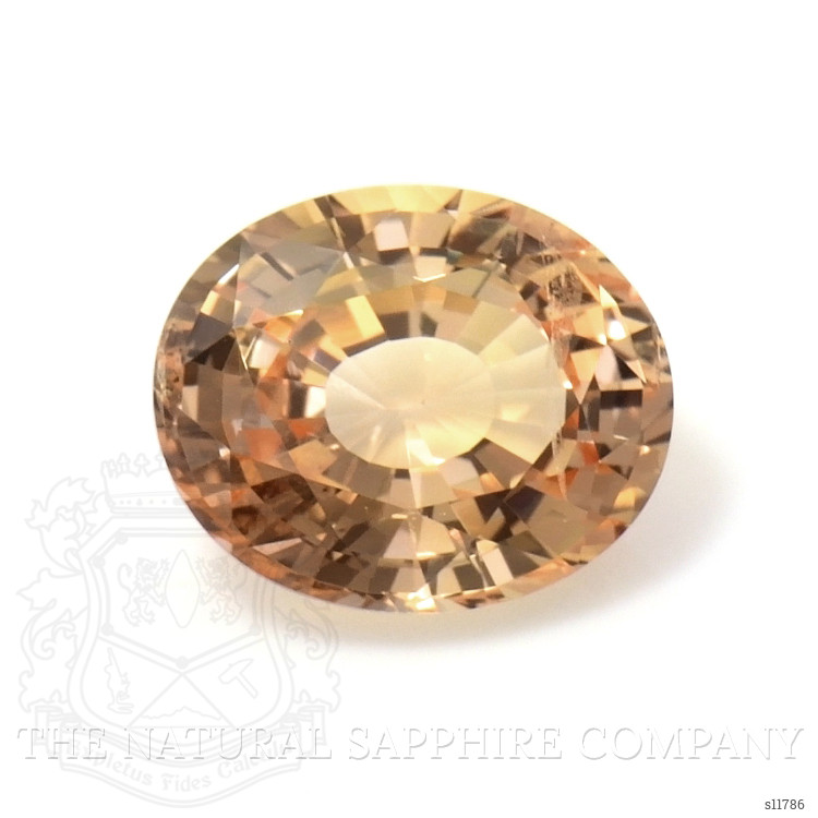 1.83 Ct. Peach Sapphire from Ceylon (Sri Lanka)