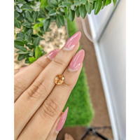 1.83 Ct. Peach Sapphire from Ceylon (Sri Lanka) Life Style