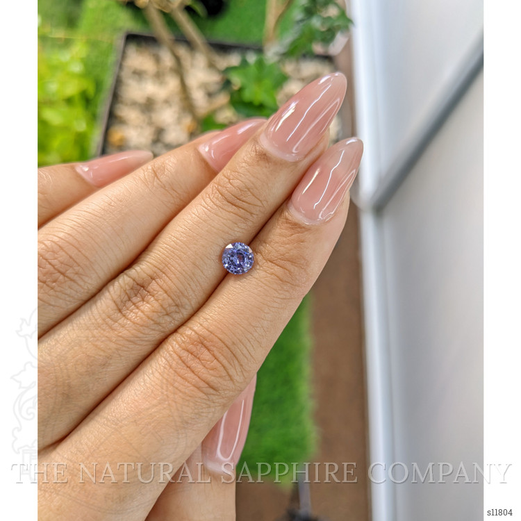 0.94 Ct. Violet Sapphire from Ceylon (Sri Lanka)