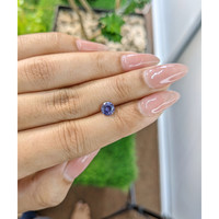 0.94 Ct. Violet Sapphire from Ceylon (Sri Lanka) Life Style