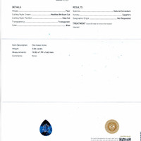 3.56 Ct. Sapphire from Ceylon (Sri Lanka) Scan Report