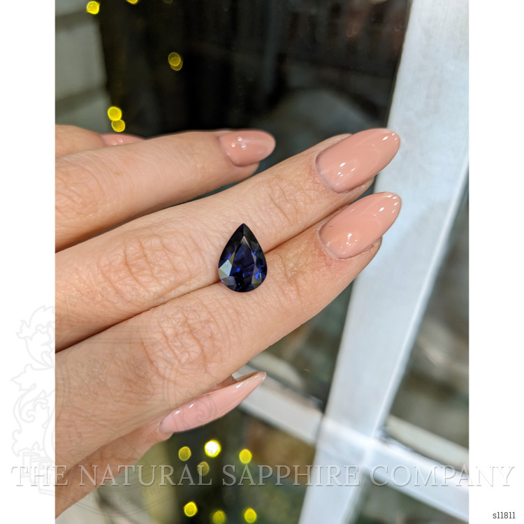 4.08 Ct. Blue Sapphire from Ceylon (Sri Lanka)