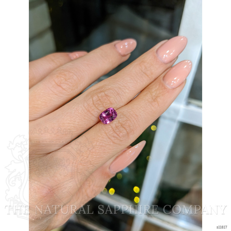 2.05 Ct. Purplish Pink Sapphire from Ceylon (Sri Lanka)