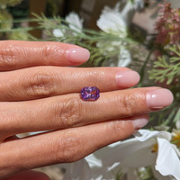 2.14 Ct. Purplish Pink Sapphire from Ceylon (Sri Lanka) Life Style