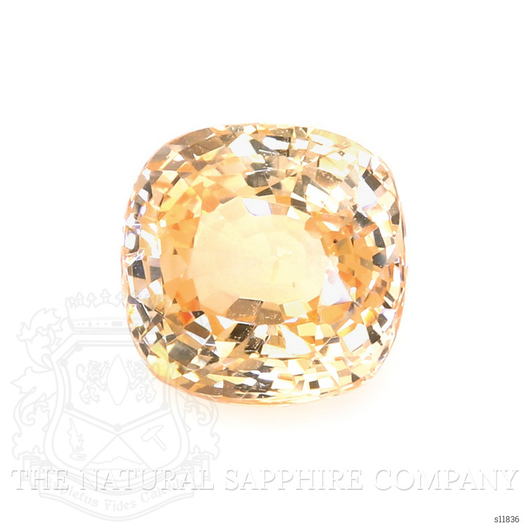 4.56 Ct. Peach Sapphire from Ceylon (Sri Lanka)