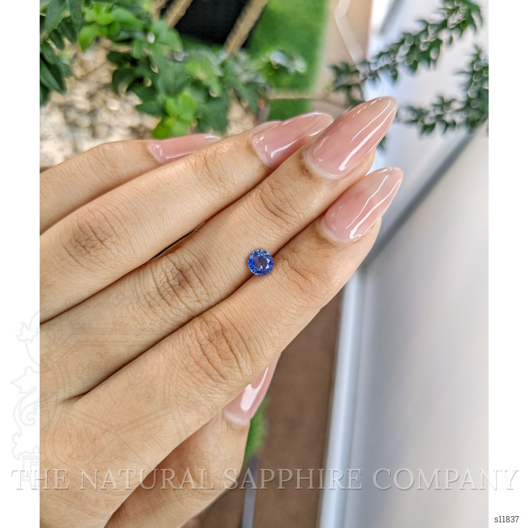 0.56 Ct. Blue Sapphire from Ceylon (Sri Lanka)