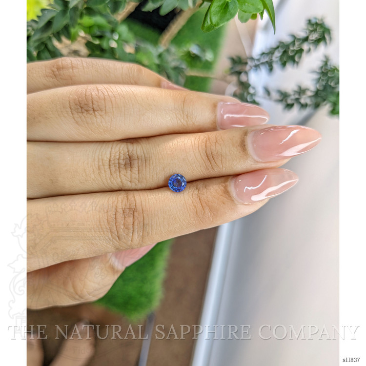 0.56 Ct. Blue Sapphire from Ceylon (Sri Lanka)