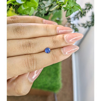 0.71 Ct. Blue Sapphire from Ceylon (Sri Lanka) Life Style